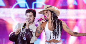 Hugo Henrique surpreende público ao cantar com Ana Castela pela primeira vez no Oz Festival