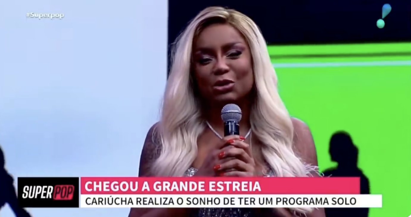 Cariúcha estreia no Superpop e emociona ao assumir comando na RedeTV!