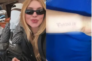 Virginia Fonseca amplia tatuagens após viagem com Vini Jr.