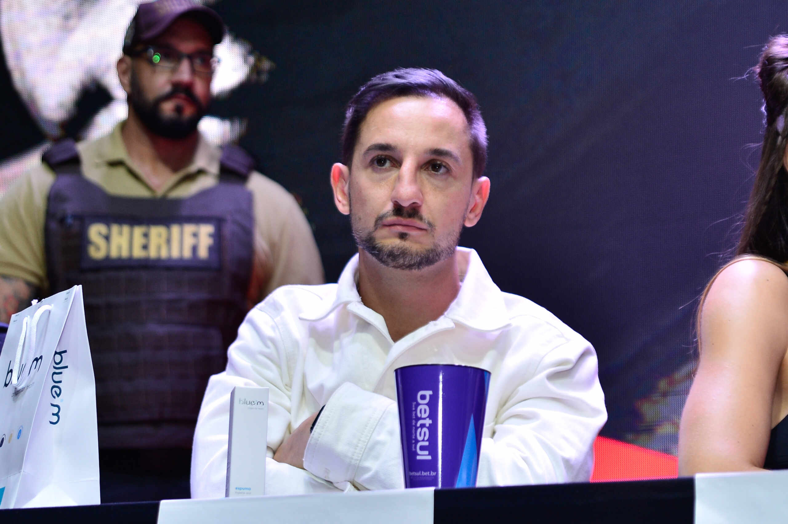 Personalidades participaj de entrevista coletiva antes do Fight Music Show, na Zona Sul de SP - Fotos : Eduardo Martins / Brazil News