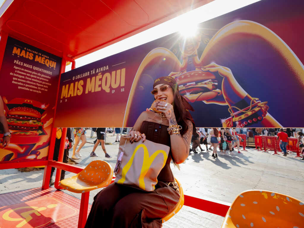 Bianca Andrade e McDonald’s se unem em ação especial durante o Lollapalooza
