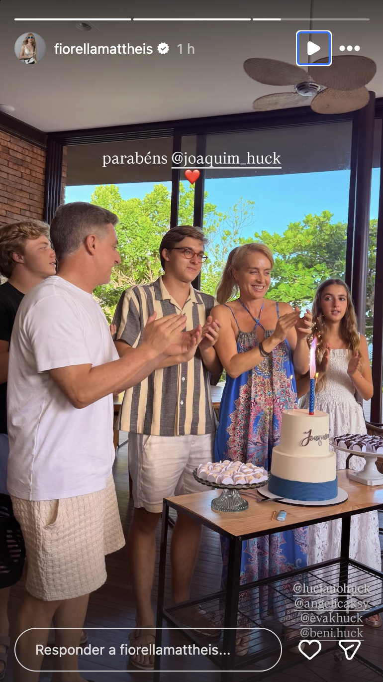 Aniversário de Joaquim Huck - Foto: Reprodução / Instagram