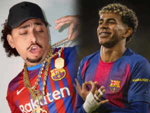 Comemoração de Lamine Yamal ao som de funk brasileiro viraliza após vitória do Barcelona