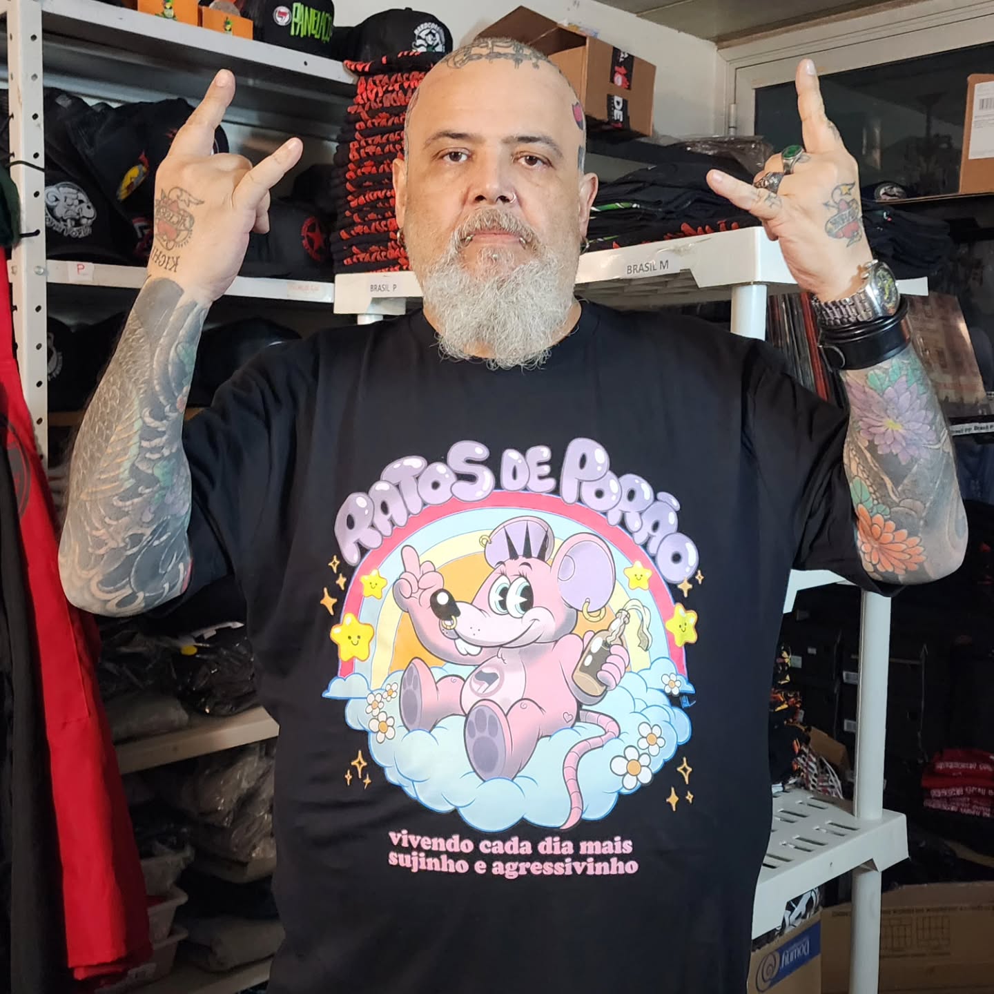 João Gordo é detido em aeroporto de BH após inspeção de bagagem - Foto: Reprodução/Instagram