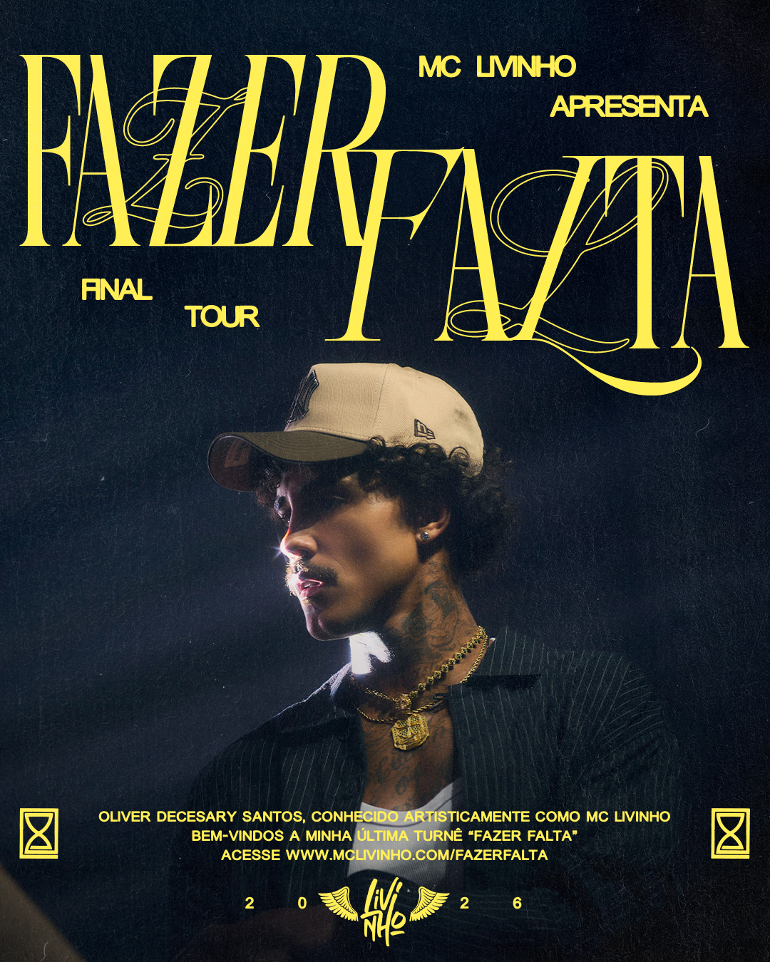 MC Livinho prepara turnê de despedida antes de pausa na carreira 17 GR6 divulgação