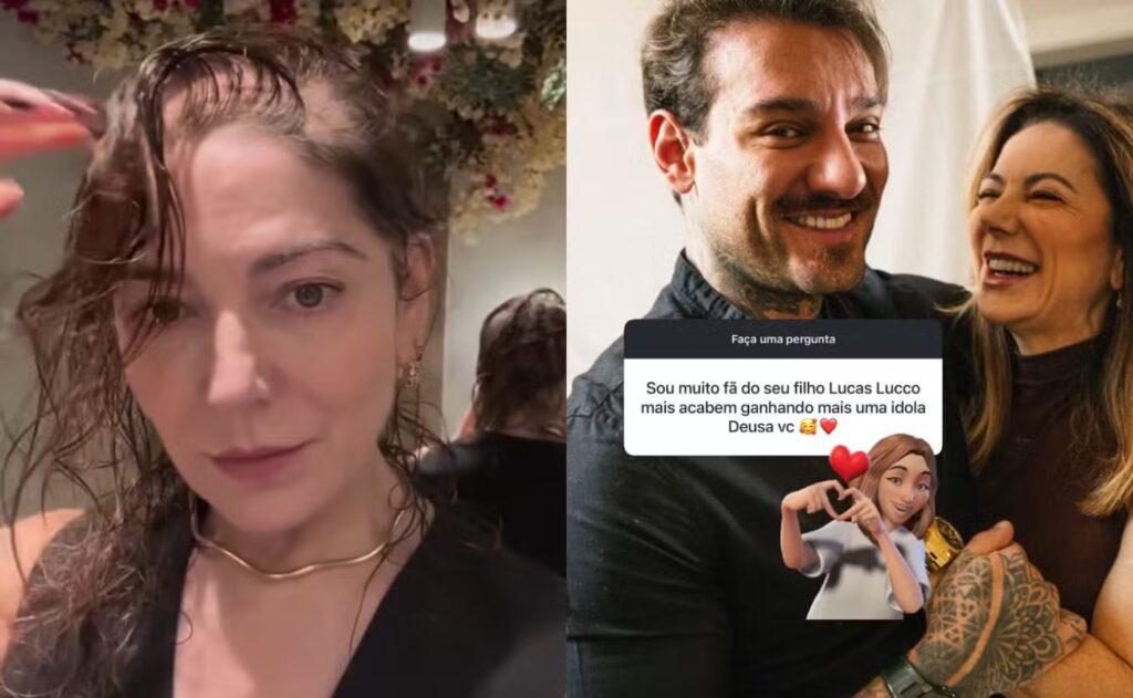 Karina Lucco revela diagnóstico de alopecia e emociona ao falar da reação do filho Lucas Lucco