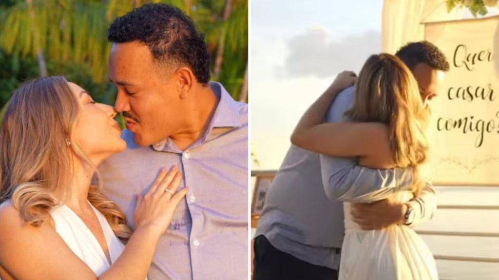 Lucas Buda, ex-BBB 24, anuncia noivado com veterinária Joyce Magalhães