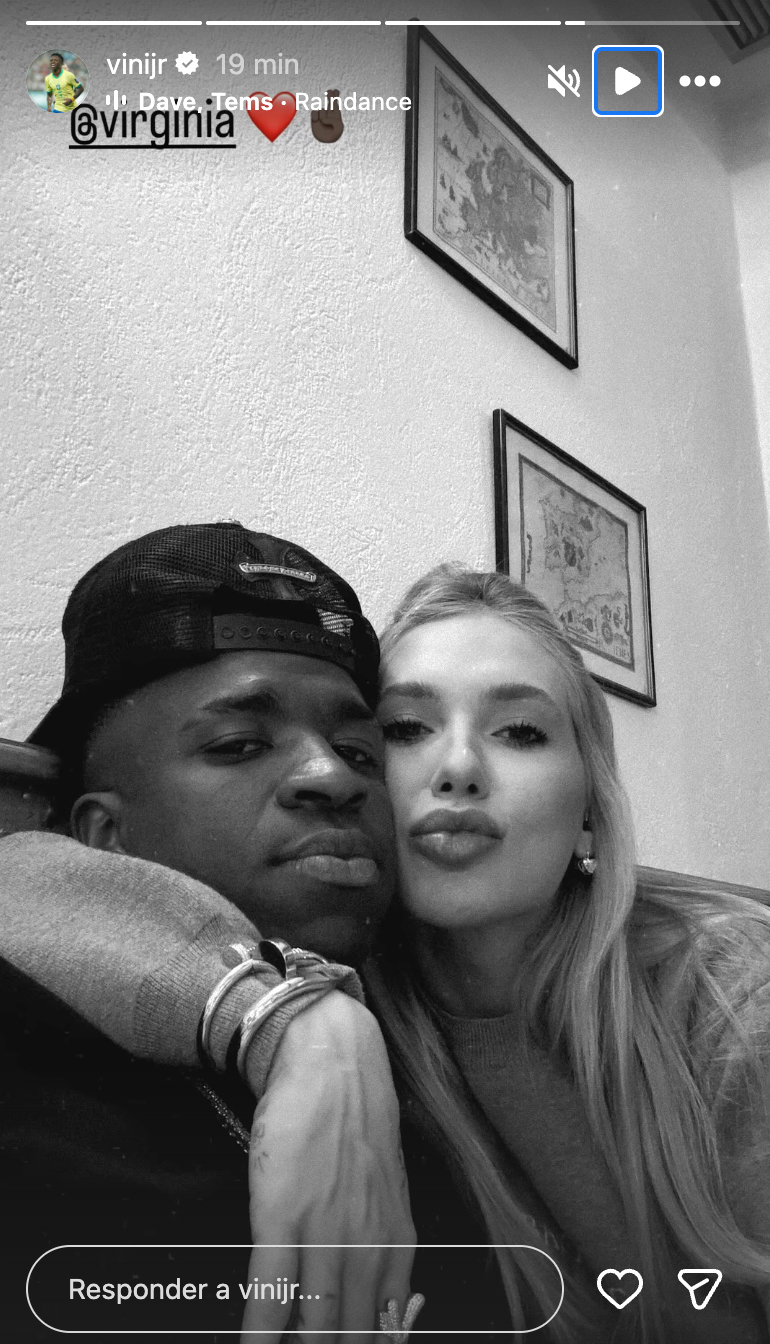 Vini Jr e Virginia - Foto: Reprodução / Instagram