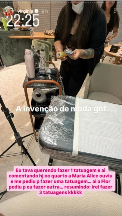 Virginia Fonseca anuncia novas tatuagens após volta da Espanha e revela influência das filhas