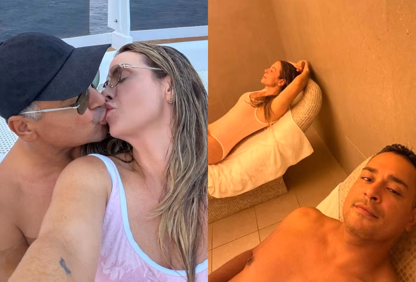 Xanddy e Carla Perez curtem momento de chamego e descanso durante férias: 'É necessário'