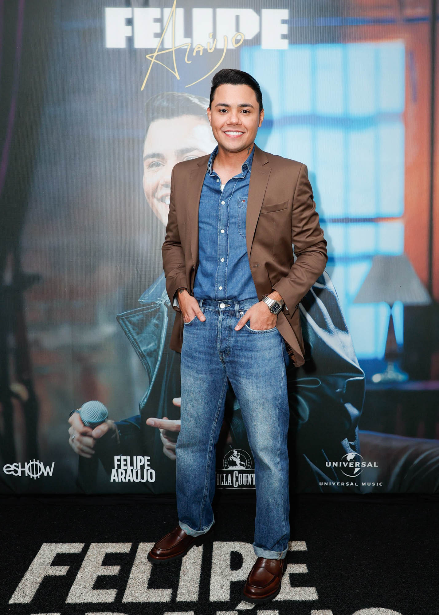 Felipe Araújo atende imprensa antes de show no Villa Country em São Paulo - Fotos: Kelin Gnoatto/Brazil News