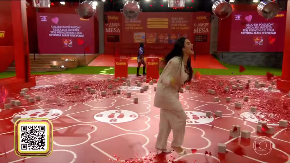 Jordana vence Bate e Volta e escapa do oitavo Paredão do BBB 26 - Foto: GloboPlay