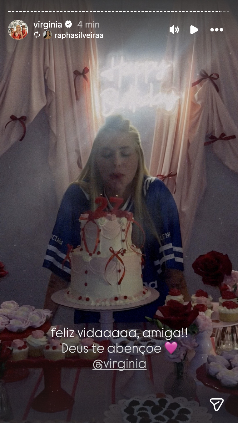 Festa de aniversário de Virginia - Foto: Reprodução / Instagram