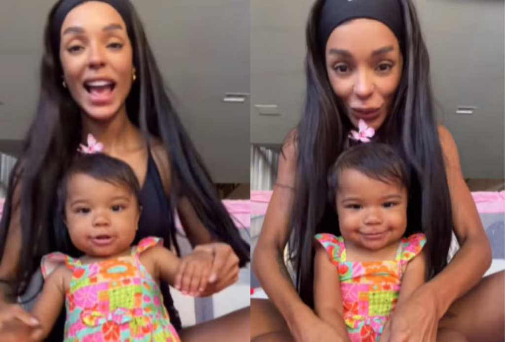 Ludmilla regrava sucesso infantil para sua filha com Brunna Gonçalves: 'Especial para ela'