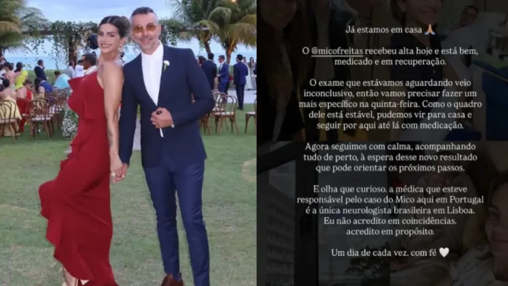 Marido de Kelly Key recebe alta após AVC: ‘acompanhando de perto’ (Foto: Reprodução)