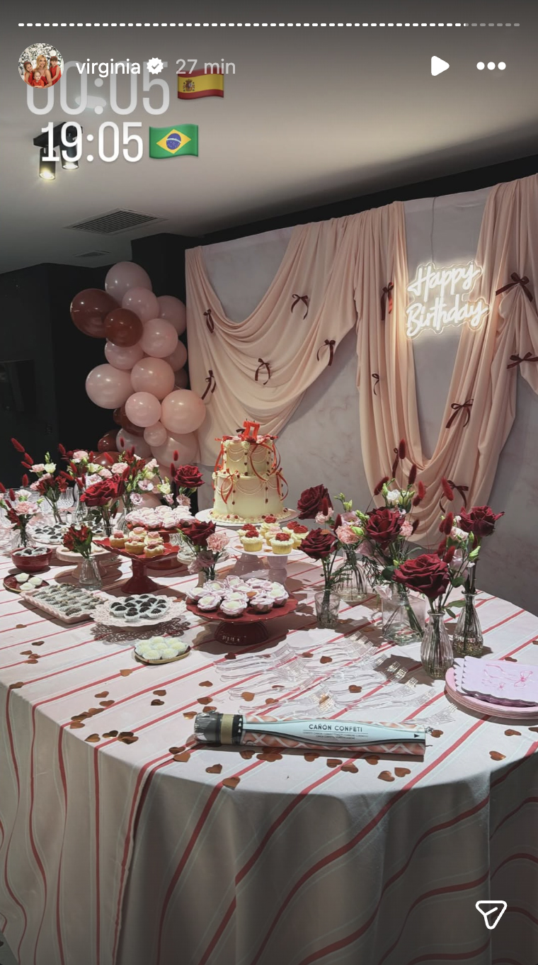 Festa de aniversário de Virginia - Foto: Reprodução / Instagram