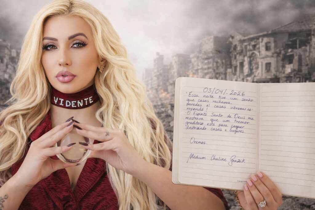 Chaline Grazik relata sonho em data religiosa e alerta para possível abalo sísmico