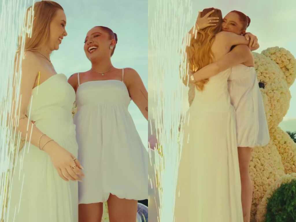 Mari Fernandez descobre sexo do bebê em chá revelação emocionante