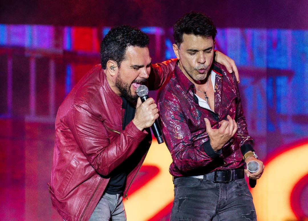 Zezé Di Camargo e Luciano provam que Paraguai é quase “segunda casa” da dupla