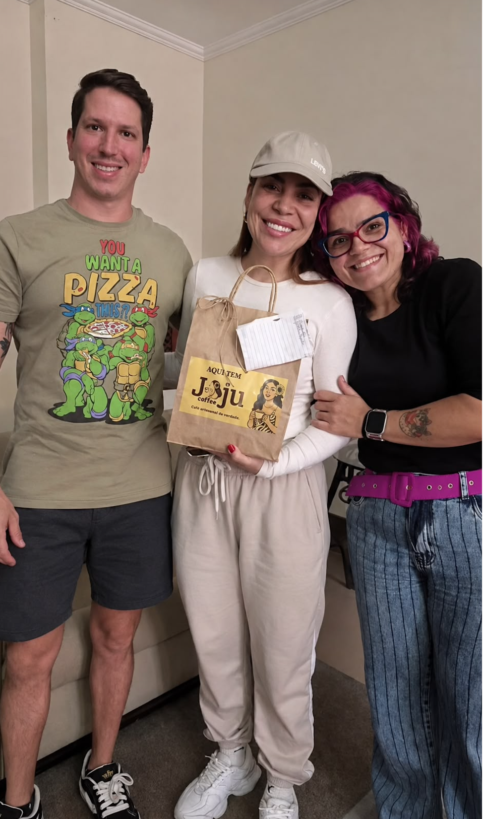 Murilo Geremias, Naiara Azevedo e Gabriela Martins