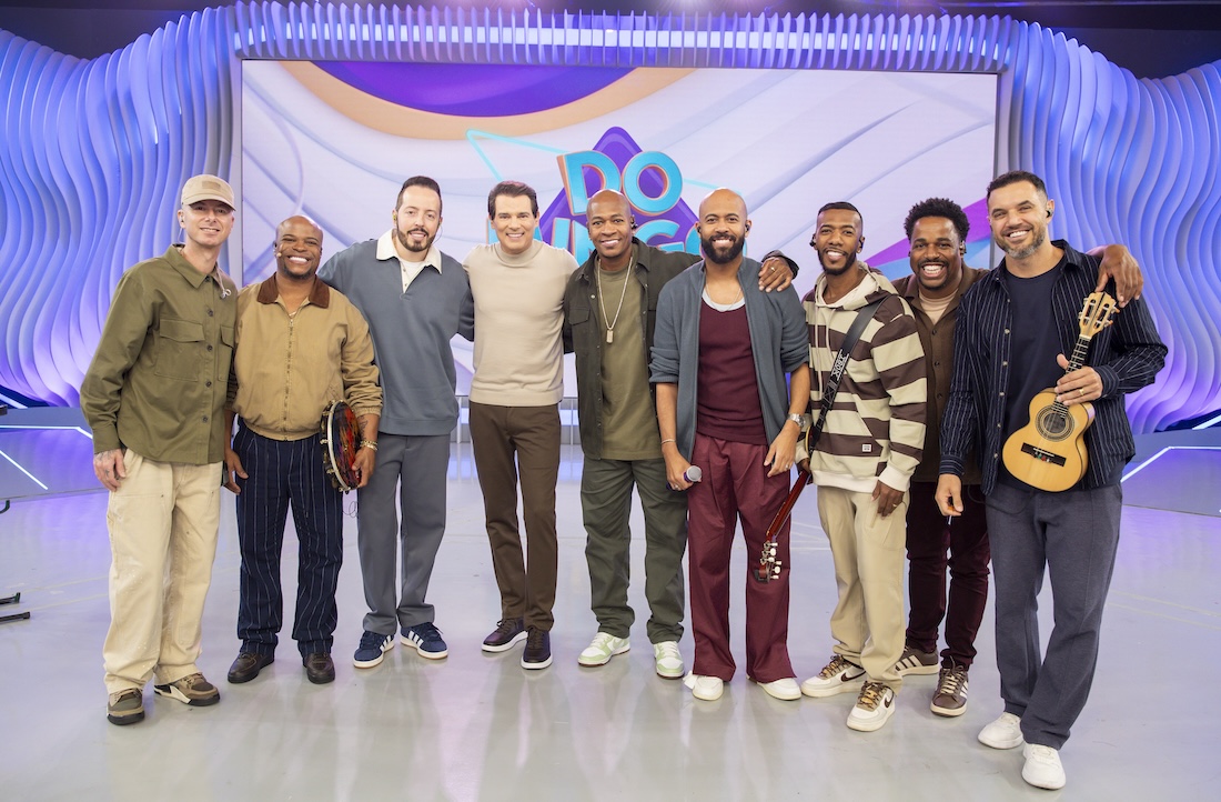Domingo Legal recebe Turma do Pagode Foto Divulgacao SBT