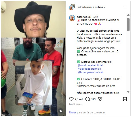 Influenciadores de Goiás se unem em apoio ao pequeno Vitor Hugo para chamar a atenção do Advogado Dr. Rannieri Lopes 18 WhatsApp Image 2026 06 10 at 12.38.28 AM